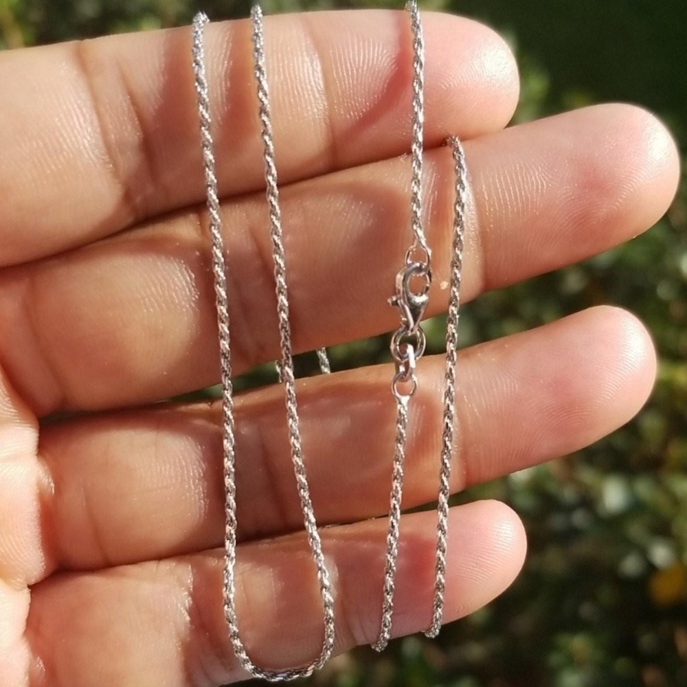 Men's or women's 925 sterling silver rope chain Ch302 16"